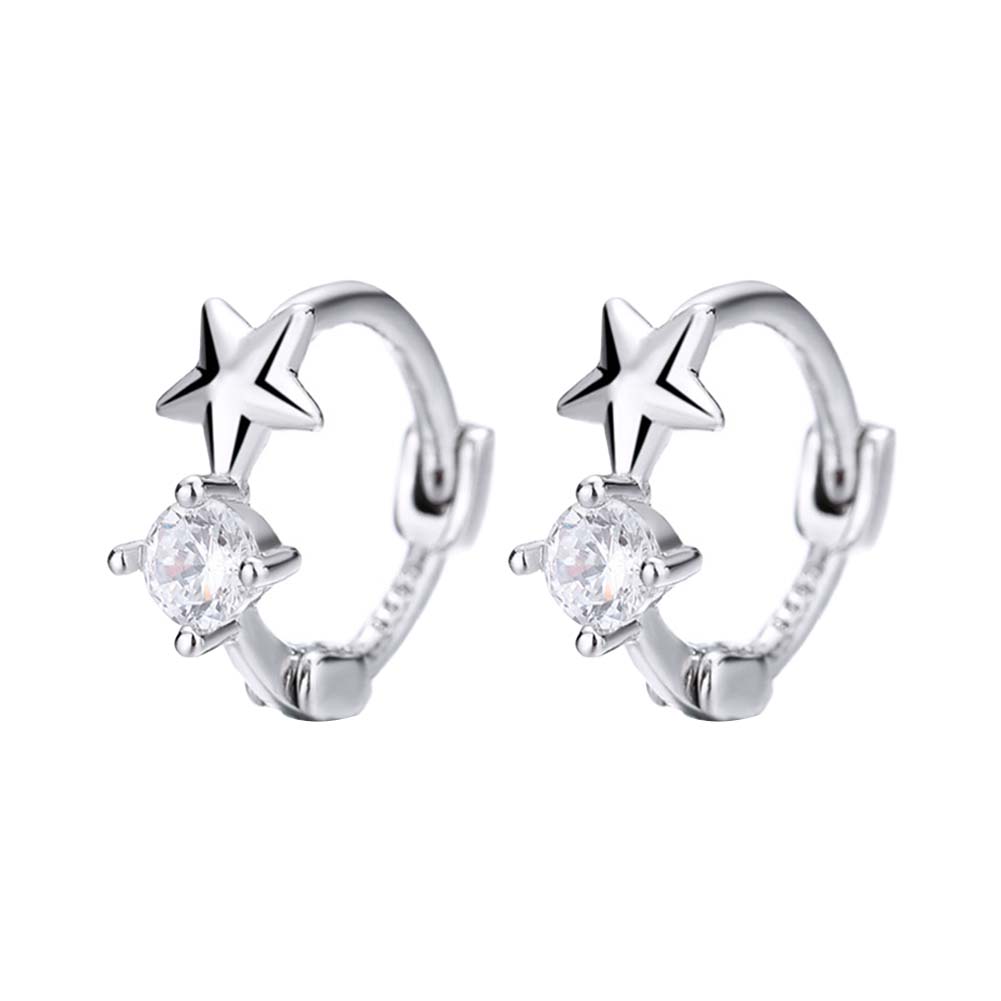 Cute Khuyên Tai Dạng Vòng Nhỏ Hình Sụn Ngôi Sao Khuyên Tai Nhỏ Khuyên Tai Cho Nữ Thanh Thiếu Niên Khuyên Tai Thanh Lịch Khuyên Tai Trang Sức Quà Tặng