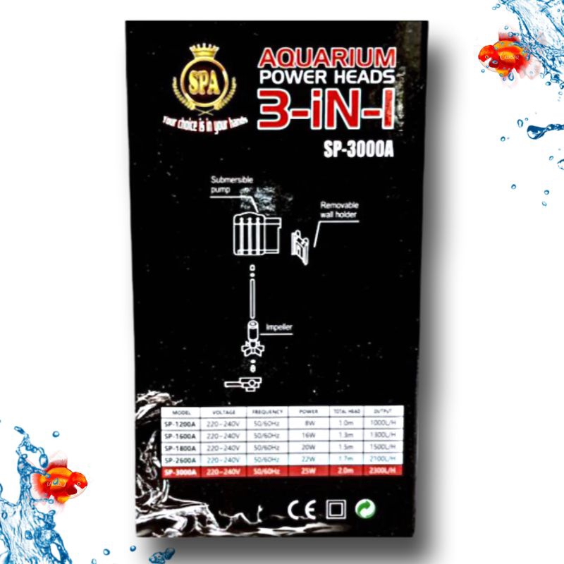 Pompa Aquarium Kolam Aquascape SPA SP 3000A