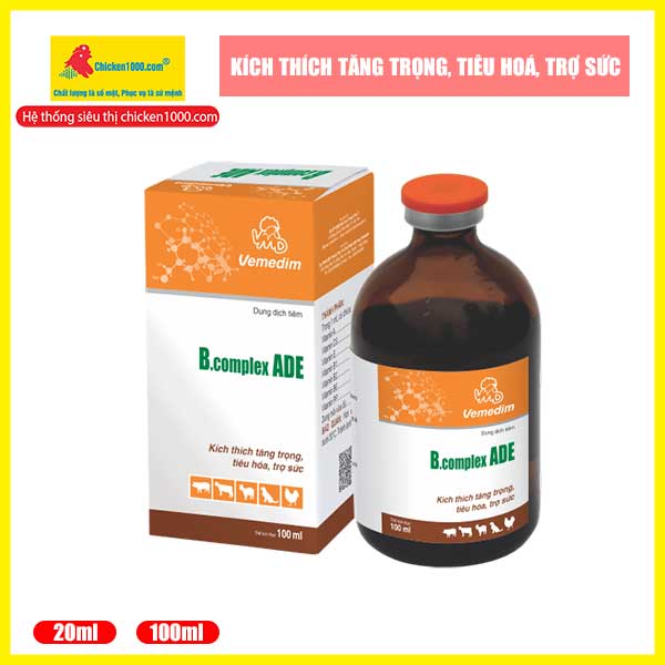 Thuốc Thú Y B Complex Vemedim Siêu Vỗ Béo