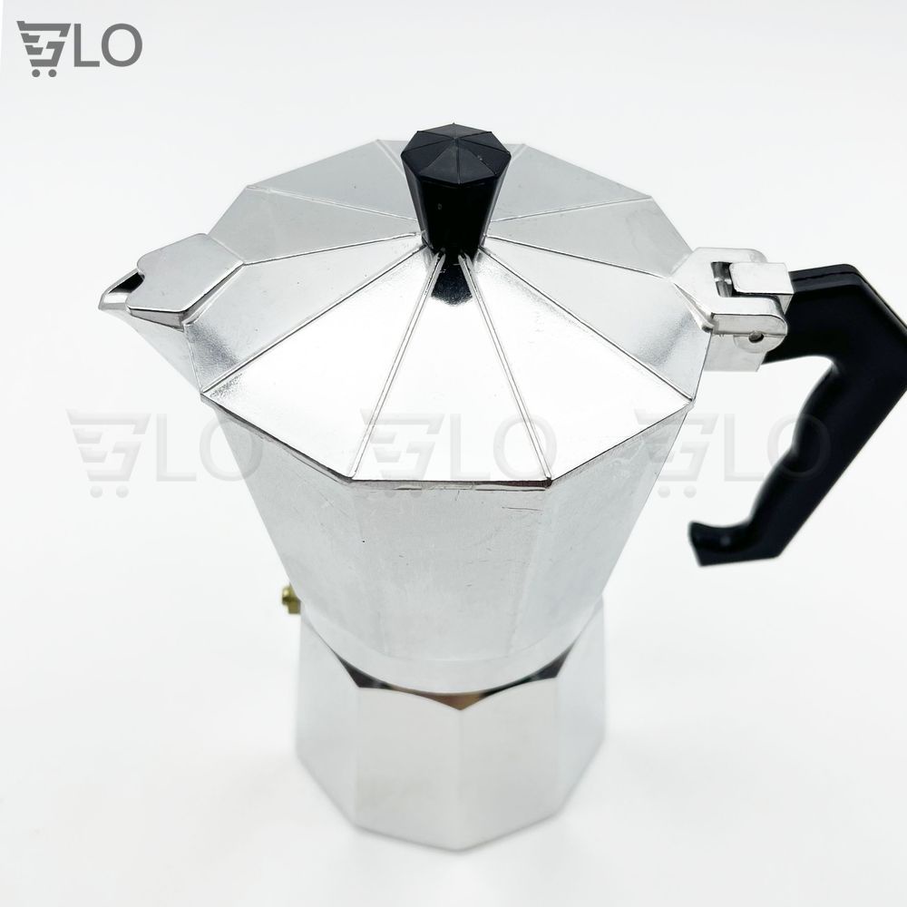Bình Pha Cà Phê Mini Inox Moka 300ml, Phong Cách Kiểu Ý, Ấm Pha Cafe