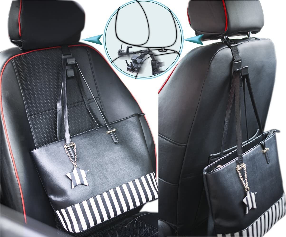 Racingcar 1PC Universal Car Seat Back Hook Creative Multifunctional Car Hook Creative Multifunctional Automotive Interior
