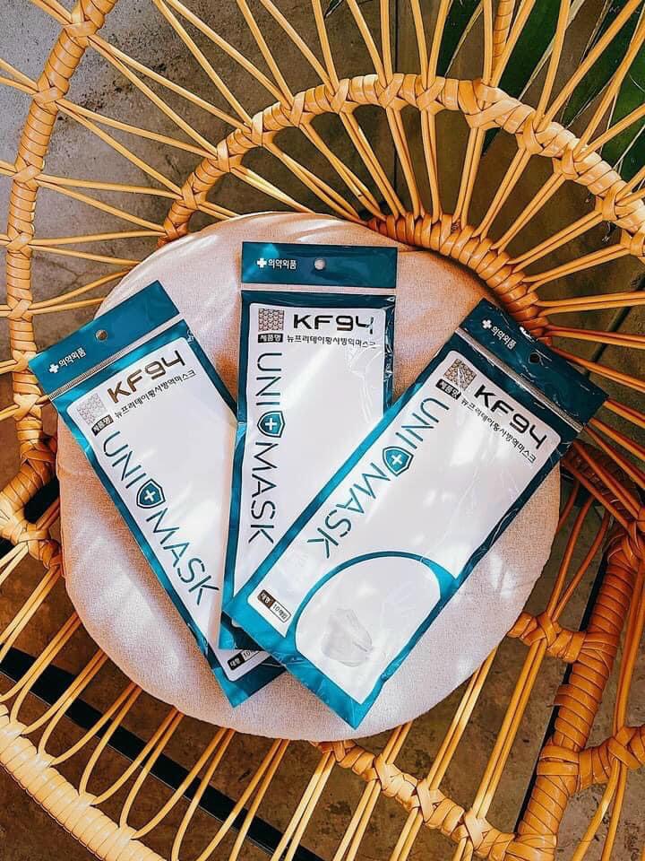 ( Sét 50 chiếc ) Khẩu Trang 4D KF94 UNIMASK CHÍNH HÃNG