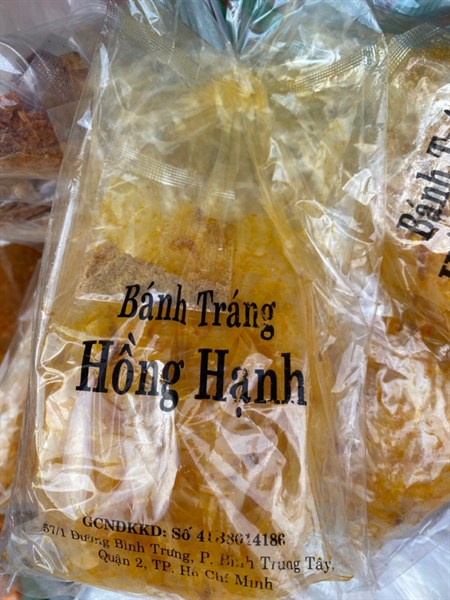BÁNH TRÁNG TỎI HỒNG HẠNH
