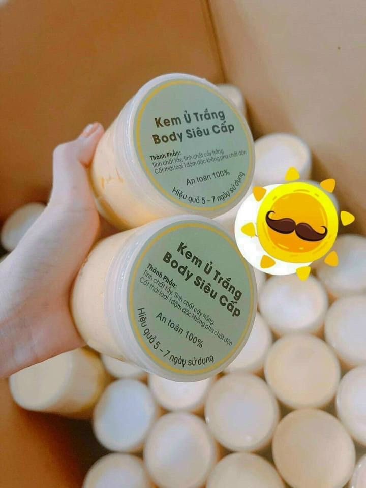 Kem body cốt ủ siêu trắng