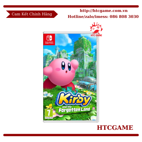 Thẻ game Kirby and the Forgotten Land dành cho Nintendo Switch