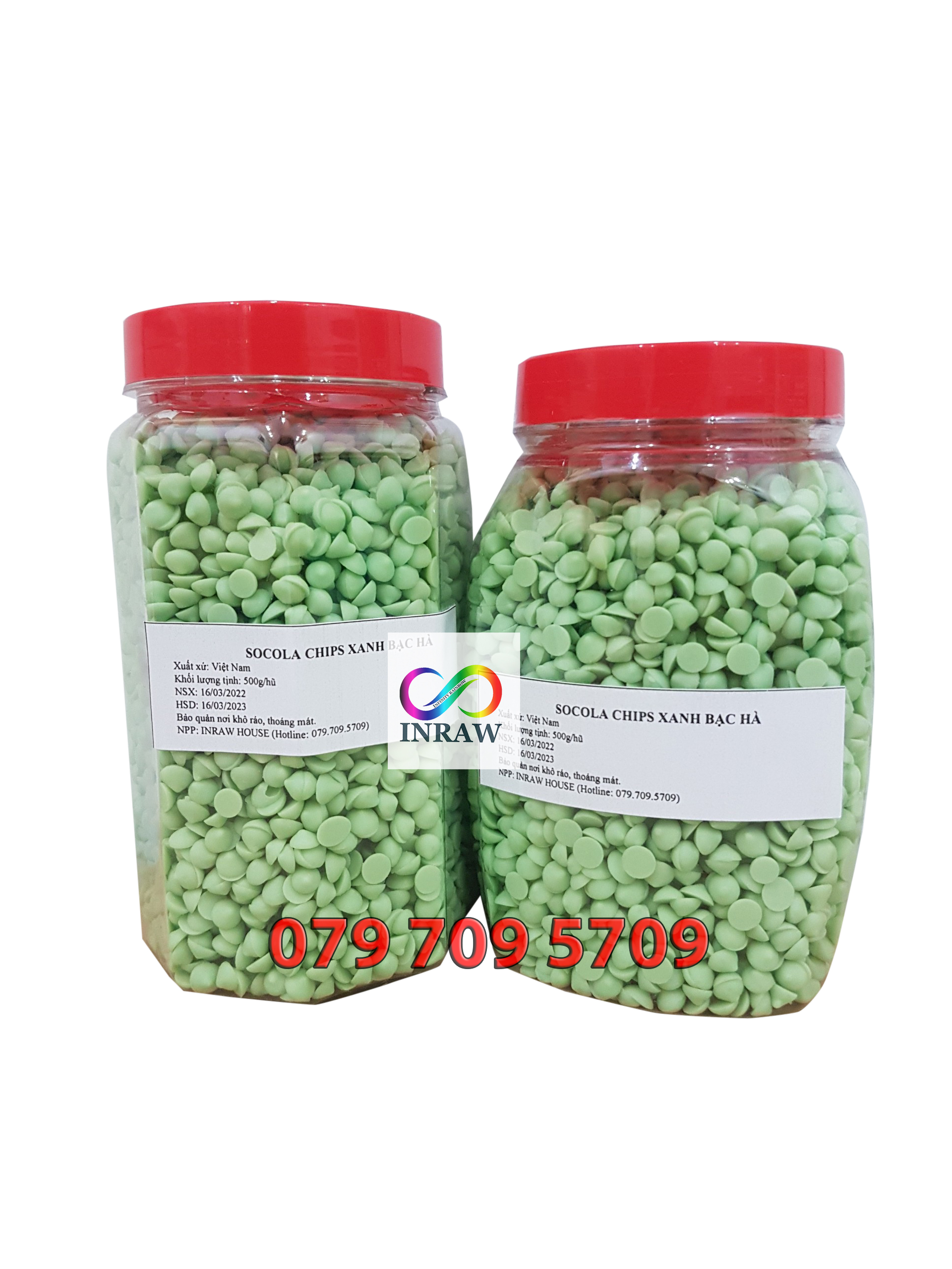 Socola Chip Xanh Bạc Hà 100gr