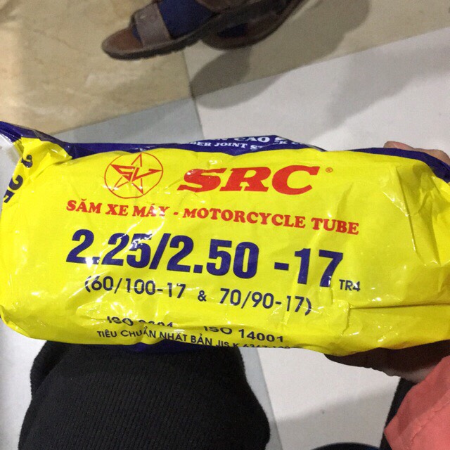 RUỘT (SĂM) XE MÁY SAO VÀNG 225/250-17