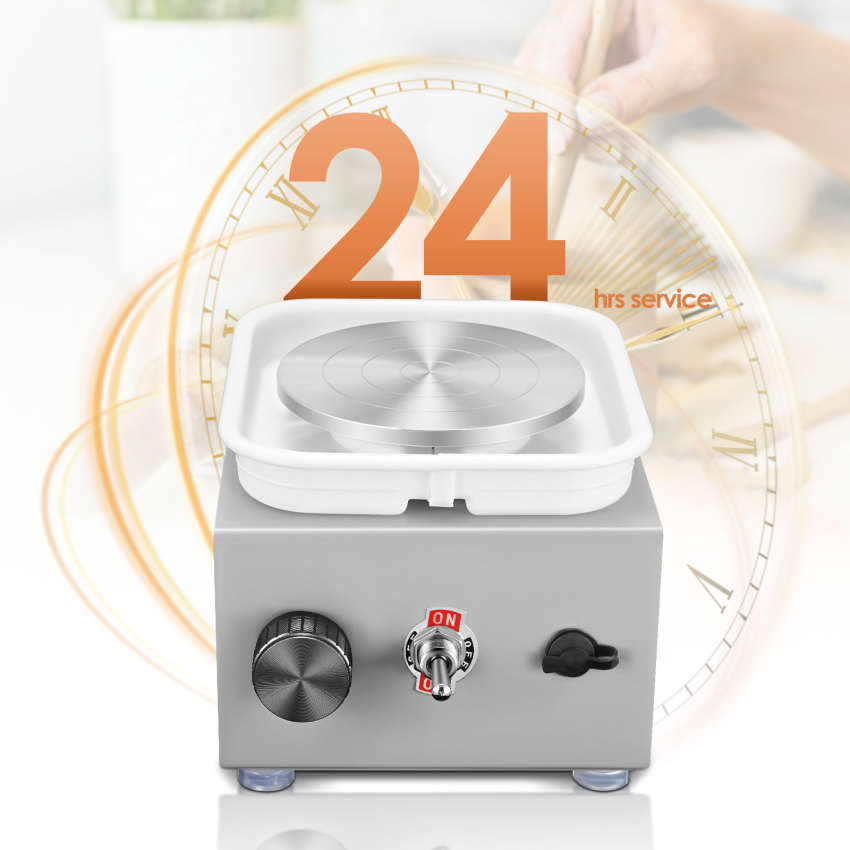 Mini Ceramic Wheel, Ceramic Wheel 6.5cm/10cm Rotary Table Mini Ceramic Machine Electric Ceramic Wheel DIY Clay Tool With Tray For Ceramic Work Ceramic Clay Art Crafts