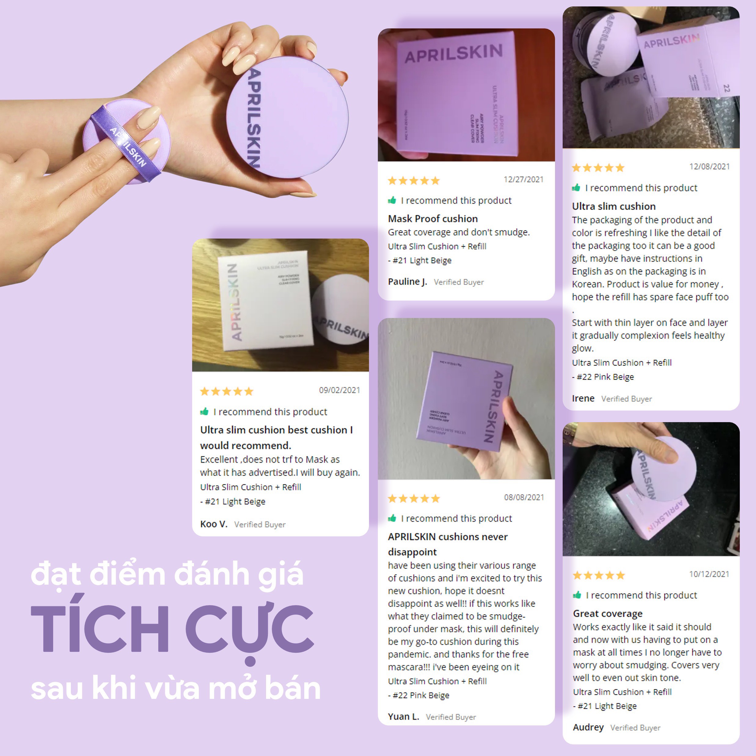 Phấn Nước APRILSKIN Ultra Slim Cushion 15g