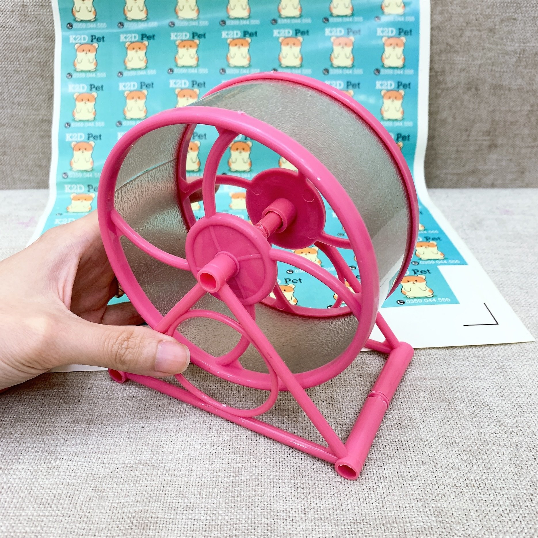 [Hoàn tiền 10%]Wheel nhựa tesoro cho hamster