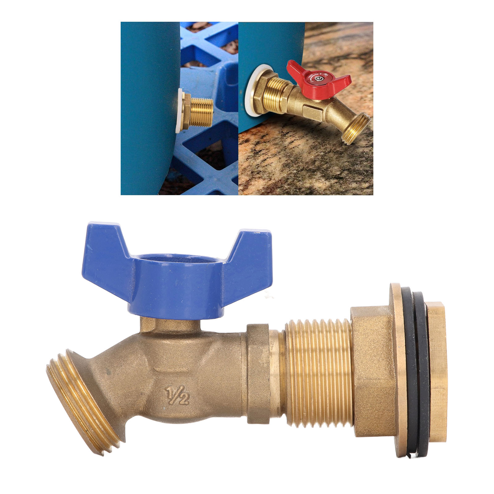 Premium Brass Concealed Water Valve – DN15 1/2 Inch Female NPT X 1/2 Inch Female NPT For Domestic Plumbing Systems