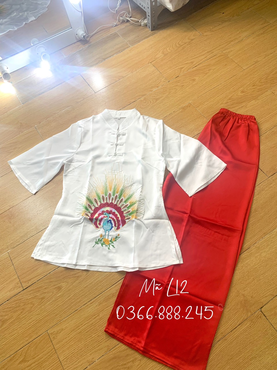 Đồ Lam Đi Chùa Set Lụa Cao Cấp L12