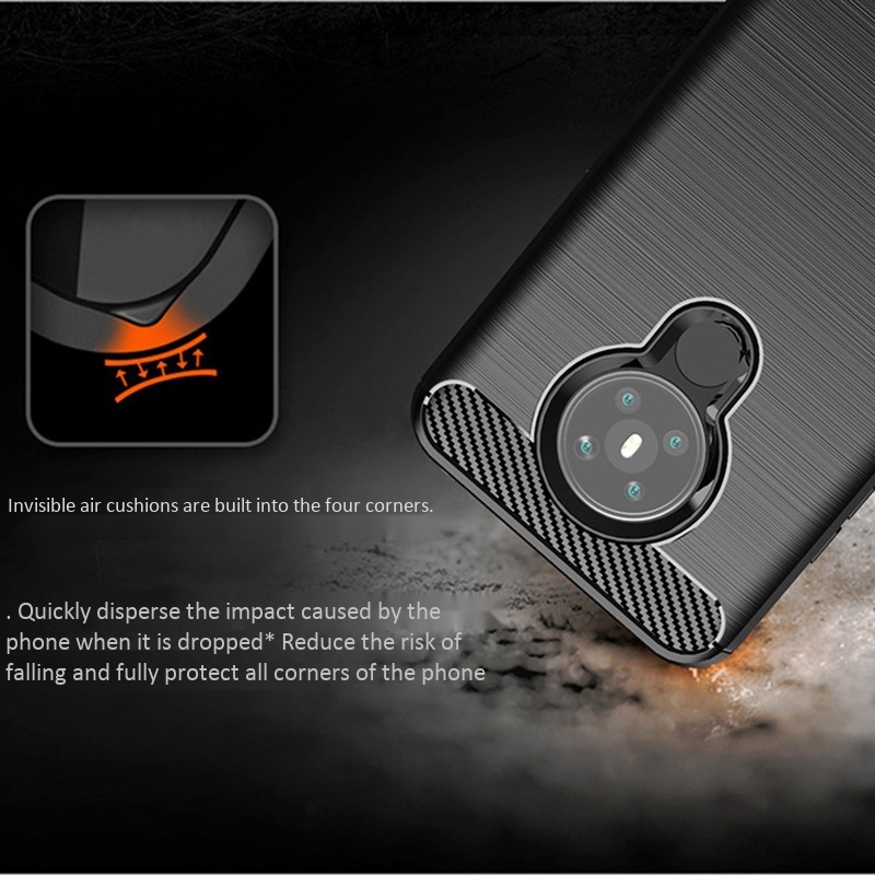 Suitable for Nokia 5.3 Case Anti-Fall Protective Shell Brushed Shell Protective Soft Shell TPU Case