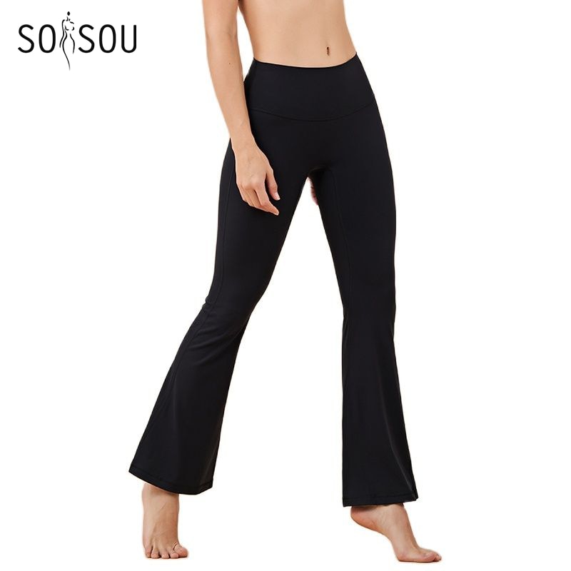 Women Solid Sports Pants With Pocket Fashion Jogging Sports Sweatpants High  Waist Gym Fitness Trousers