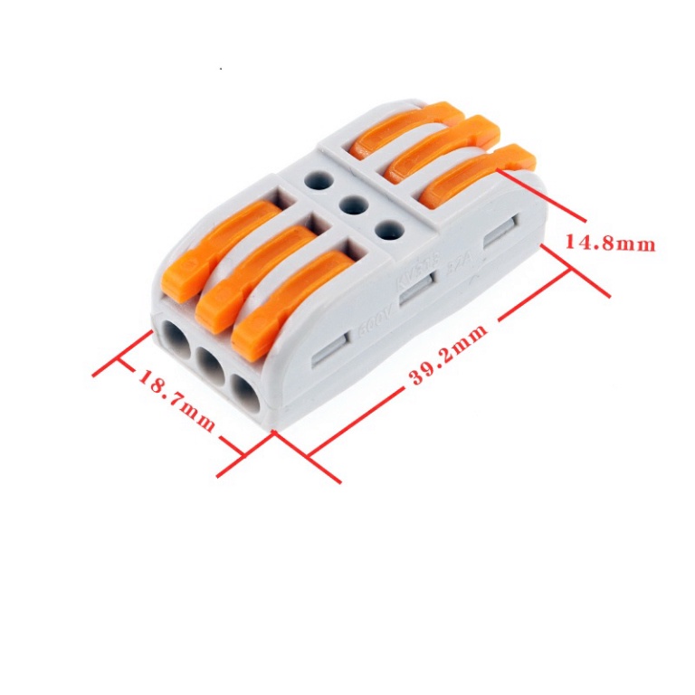 Cút nối dây điện nhanh pct/kv774, kẹp nối dây điện nhanh 1 cổng, 2 cổng, 3 cổng, 5 cổng, 6 cổng