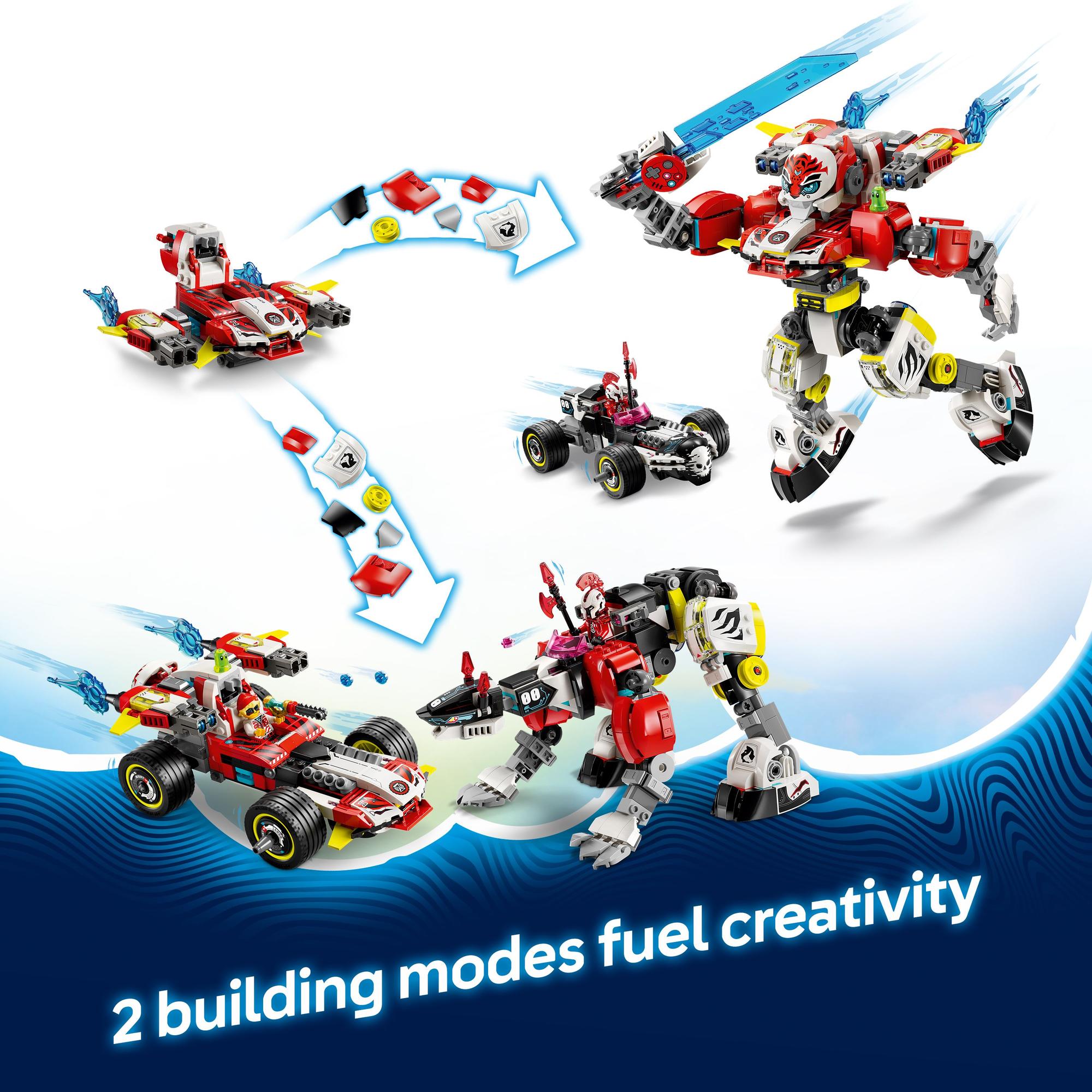 ★dream★ LEGO DREAMZzz 71497 Cooper's Tiger Mech & Zero's Hot Rod Car (1006