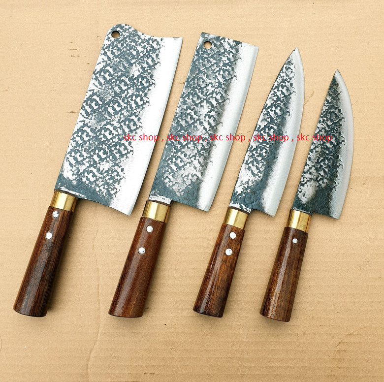 [ GIÁ HỦY DIỆT] Bộ dao 4 món hàng chuẩn Nhíp ô tô