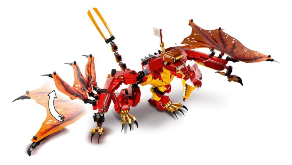 【Official】 LEGO 71753 Ninjago Fire Dragon Attack 563pcs 8+