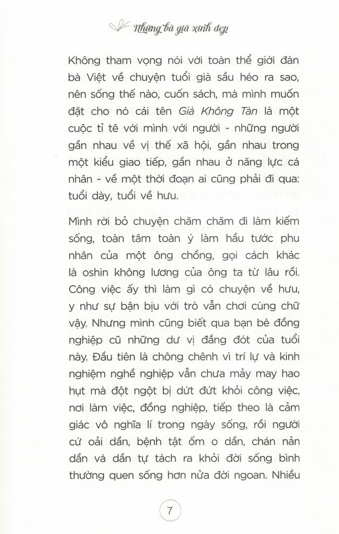 Những Bà Già Xinh Đẹp