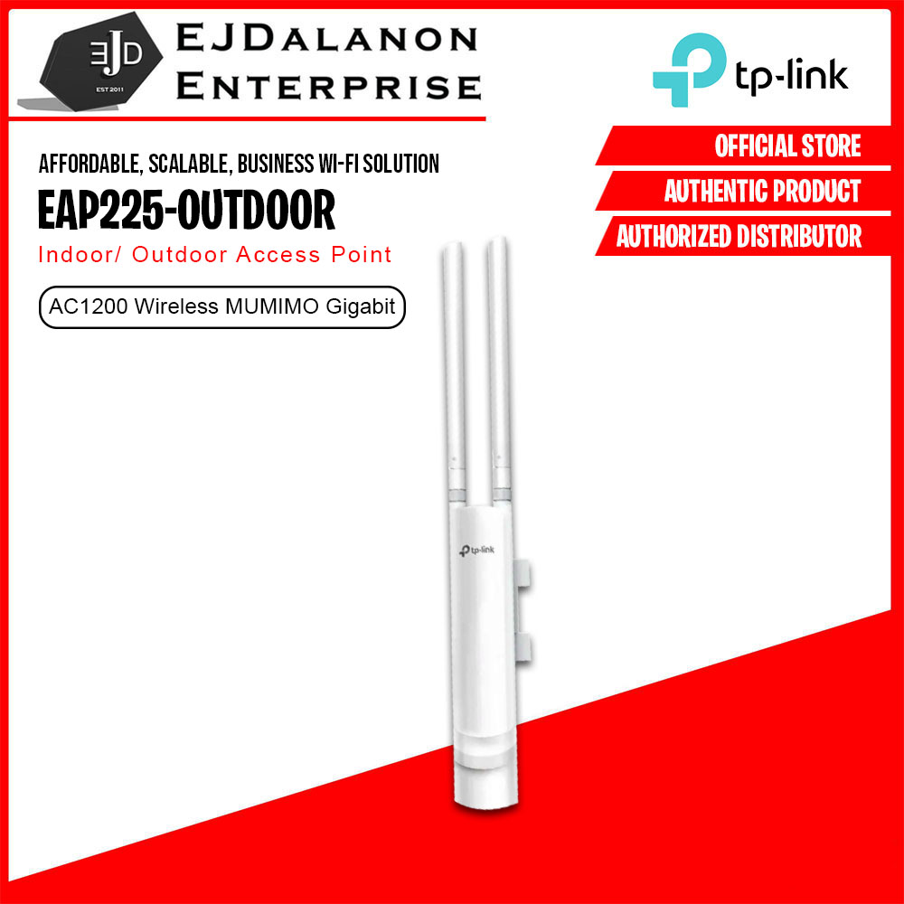 TPlink EAP225Outdoor AC1200 Wireless MUMIMO Gigabit Indoor/Outdoor