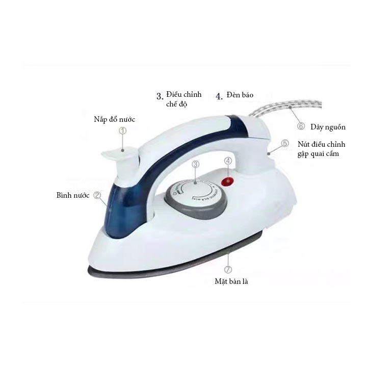 Bàn ủi hơi nước cầm tay mini,bàn ủi mini du lịch
