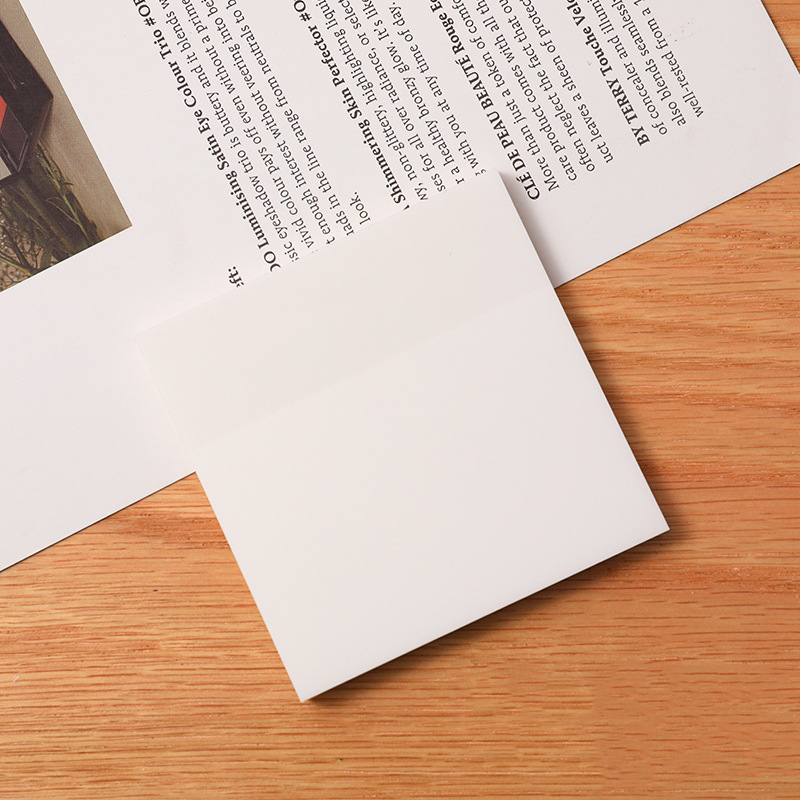 50 Sheets/set of Multifunctional Transparent Sticky Notes Student Notes School Supplies
