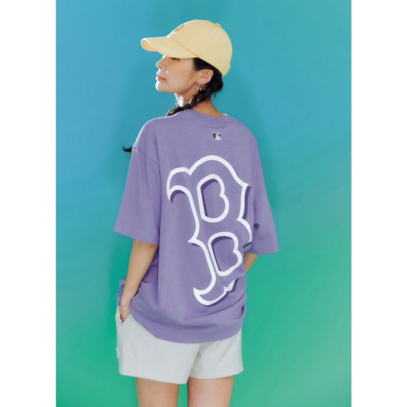 MLB Korea Unisex Back Logo Overfit T Shirt (2023 New)