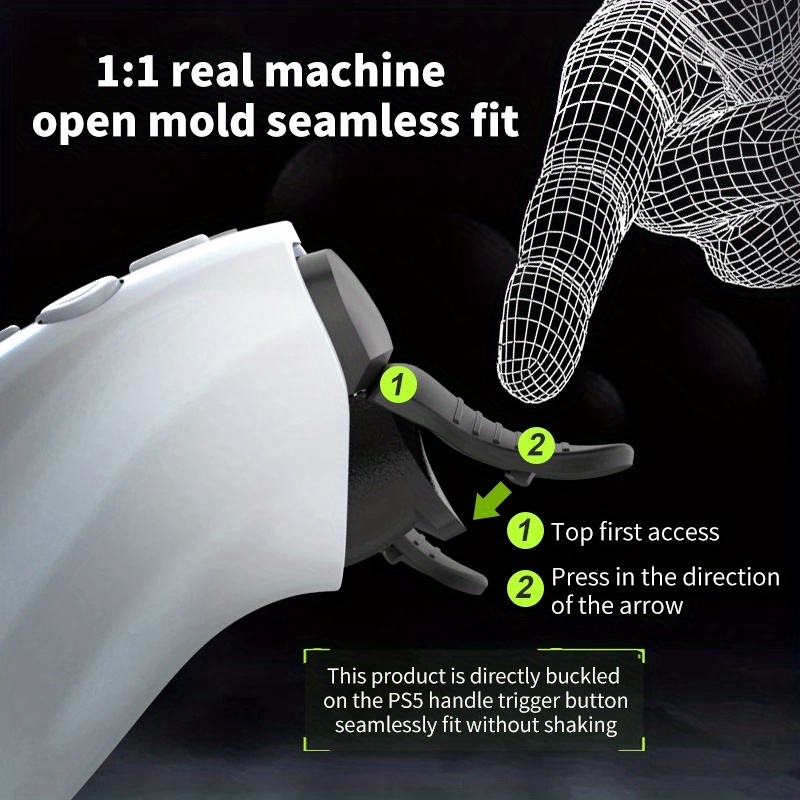 Extended%20Triggers%20Button%20For%20PS5%20Controller%20L2/R2%20Trigger%20Extender%20D-pad%20Key%20Cap%20For%20Playstation%205%20Gamepad%20Accessories%20-%20Image%205