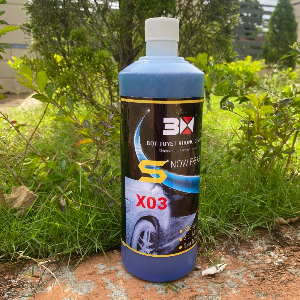 NƯỚC RỬA XE BỌT TUYẾT KHÔNG CHẠM X03