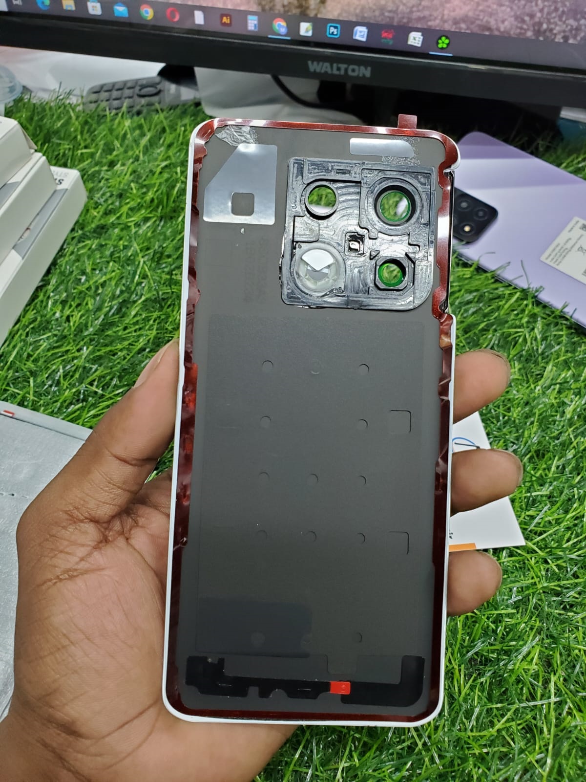 Back Panel Cover for OnePlus 10 Pro mobile phone back part.