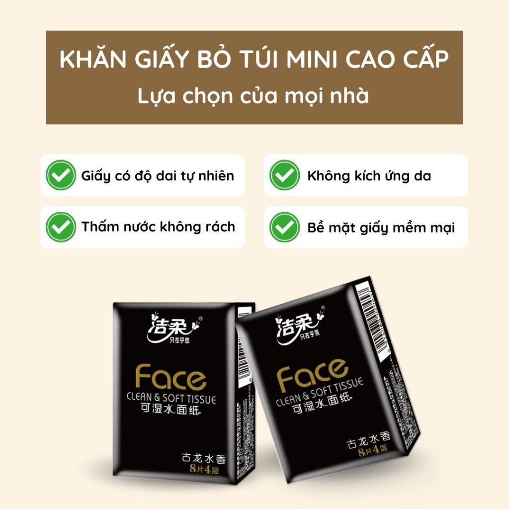 Combo Giấy Face cao cấp - giấy mini
