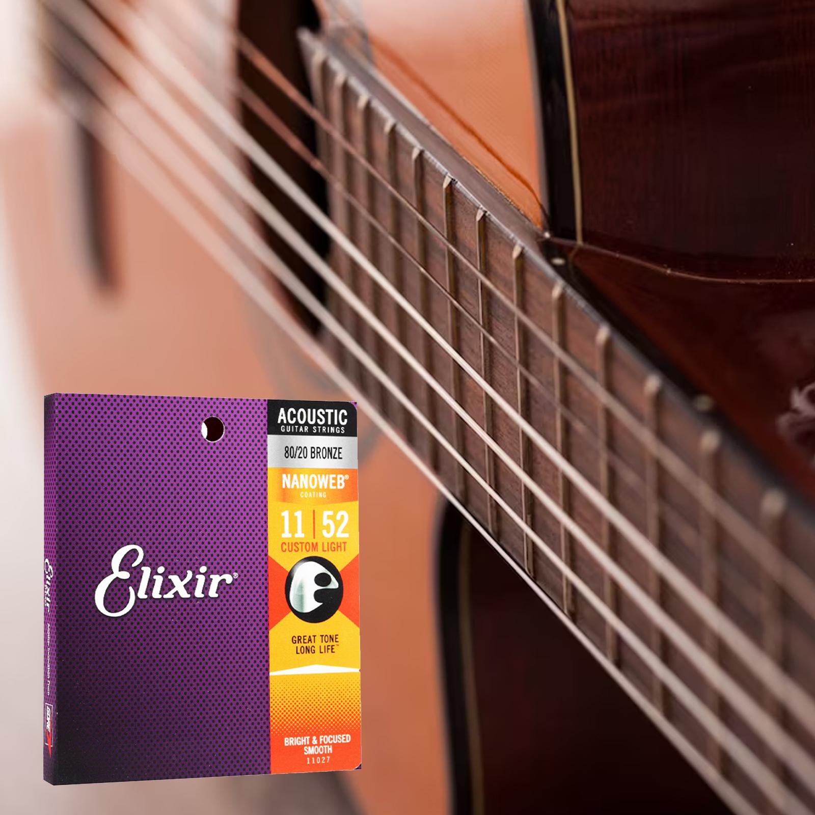 Kowaku 6x Dây đàn Guitar Acoustic dây đàn guitar cho Accs phụ tùng các thành phần