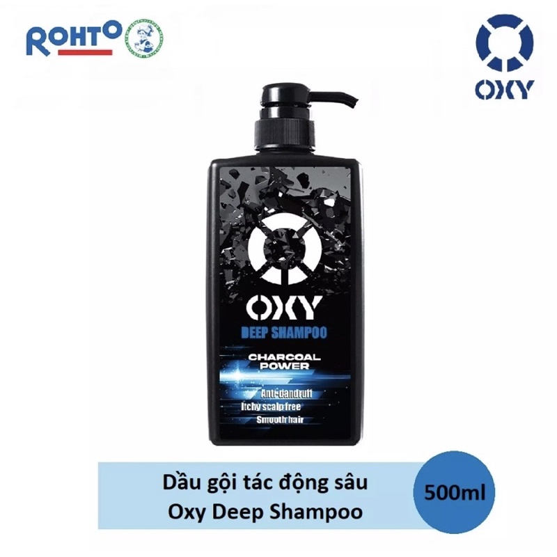 Dầu gội nam Oxy Deep Shampoo tác động sâu 500ml