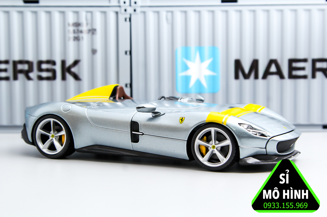 [ Sỉ Mô Hình ] Mô hình xe Ferrari Monza SP1 Bburago 1:24