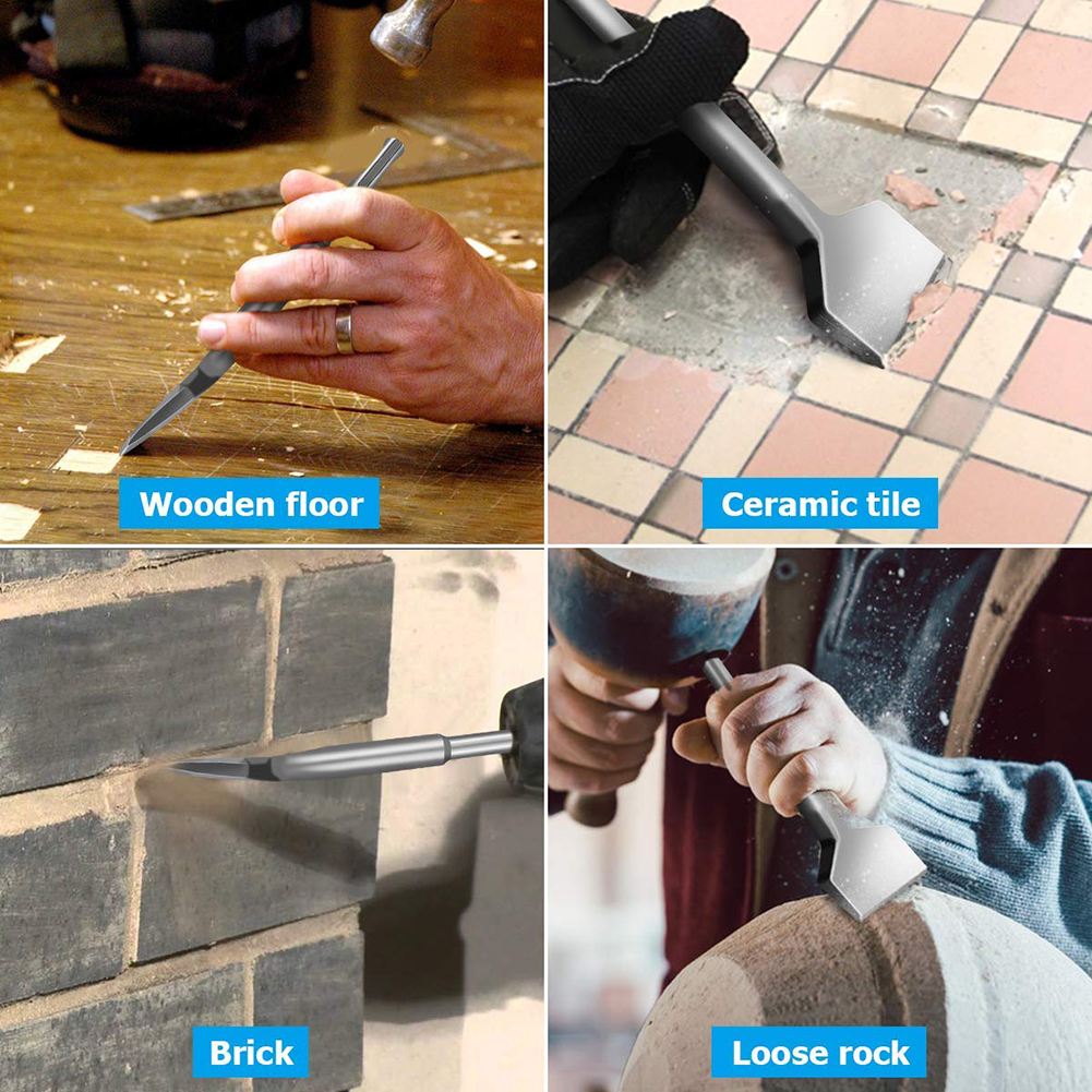 【StyleVoyager】75*165MM Cemented Carbide Industrial Widening Flat Chisel ...