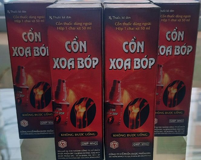 Cồn Xoa Bóp OPC dạng Xịt chai 50ml