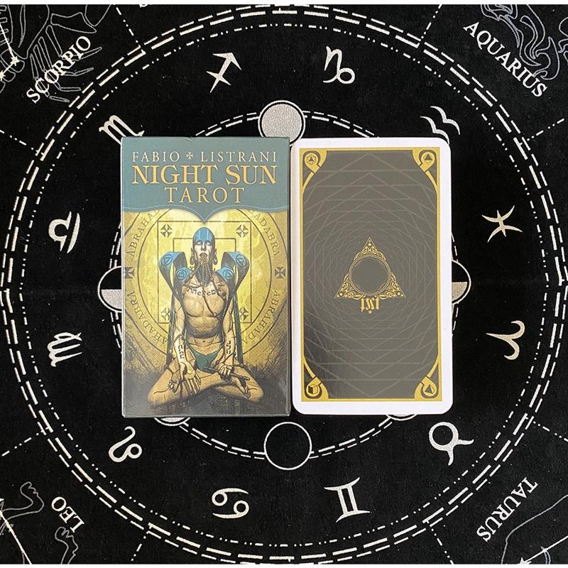 Night Sun Tarot Cards Divination Deck English Card Game