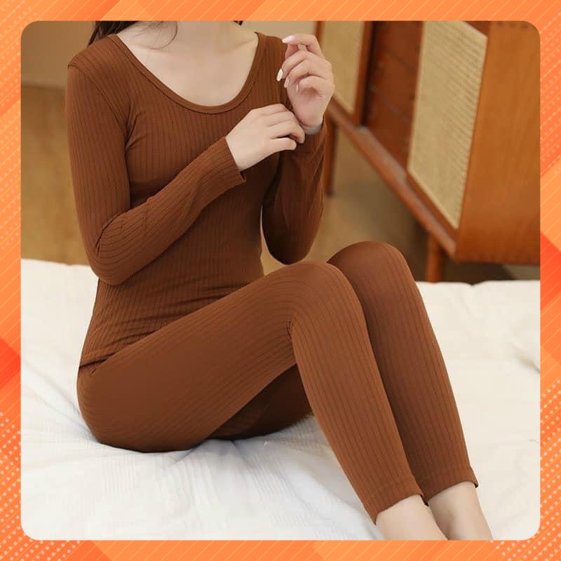 Bộ giữ nhiệt nữ co dãn 4 chiều