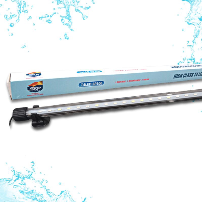 Lampu Led Celup Aquarium SKP T4LED SP 100 3X GANTI WARNA