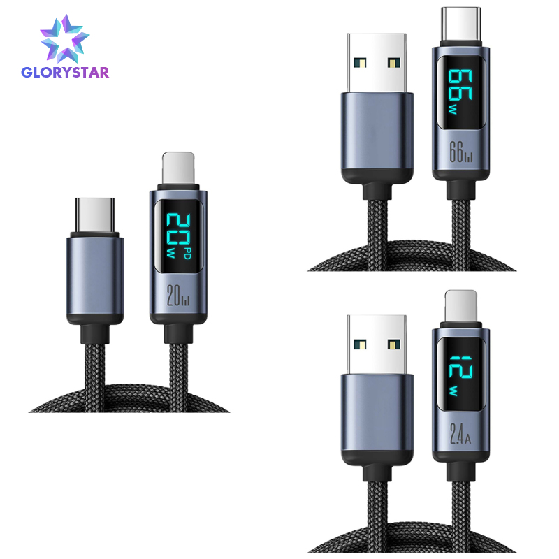 USB To USB C Cable Type C Braided Cable 480Mbps Data Transmission 100W Power Delivery For Laptop Phone Tablet Computer