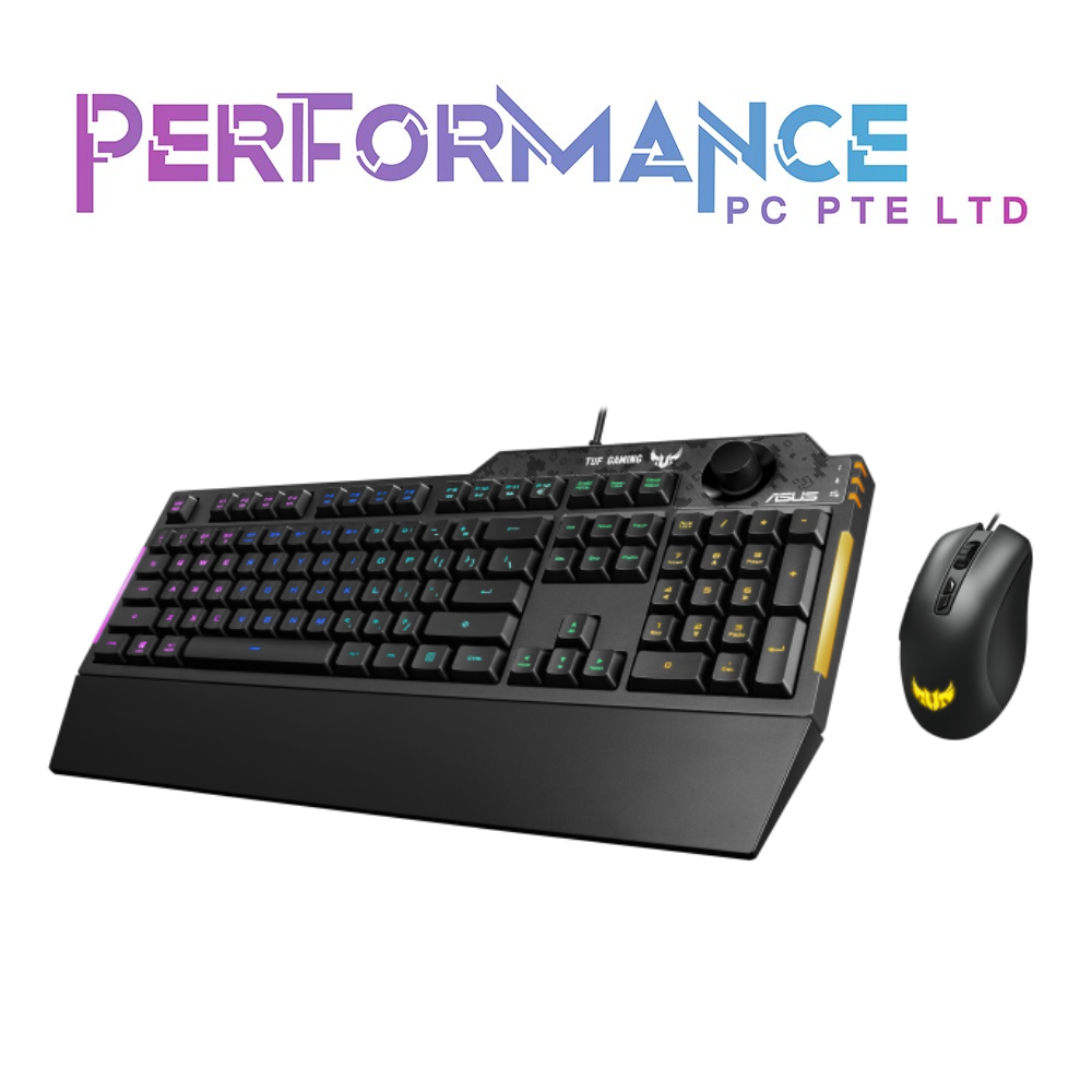 ASUS TUF Gaming K1 RGB keyboard, dedicated volume knob and spill