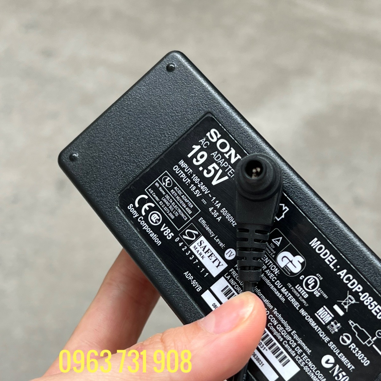 ADAPTOR- NGUỒN TIVI SONY 19.5V 4.36A