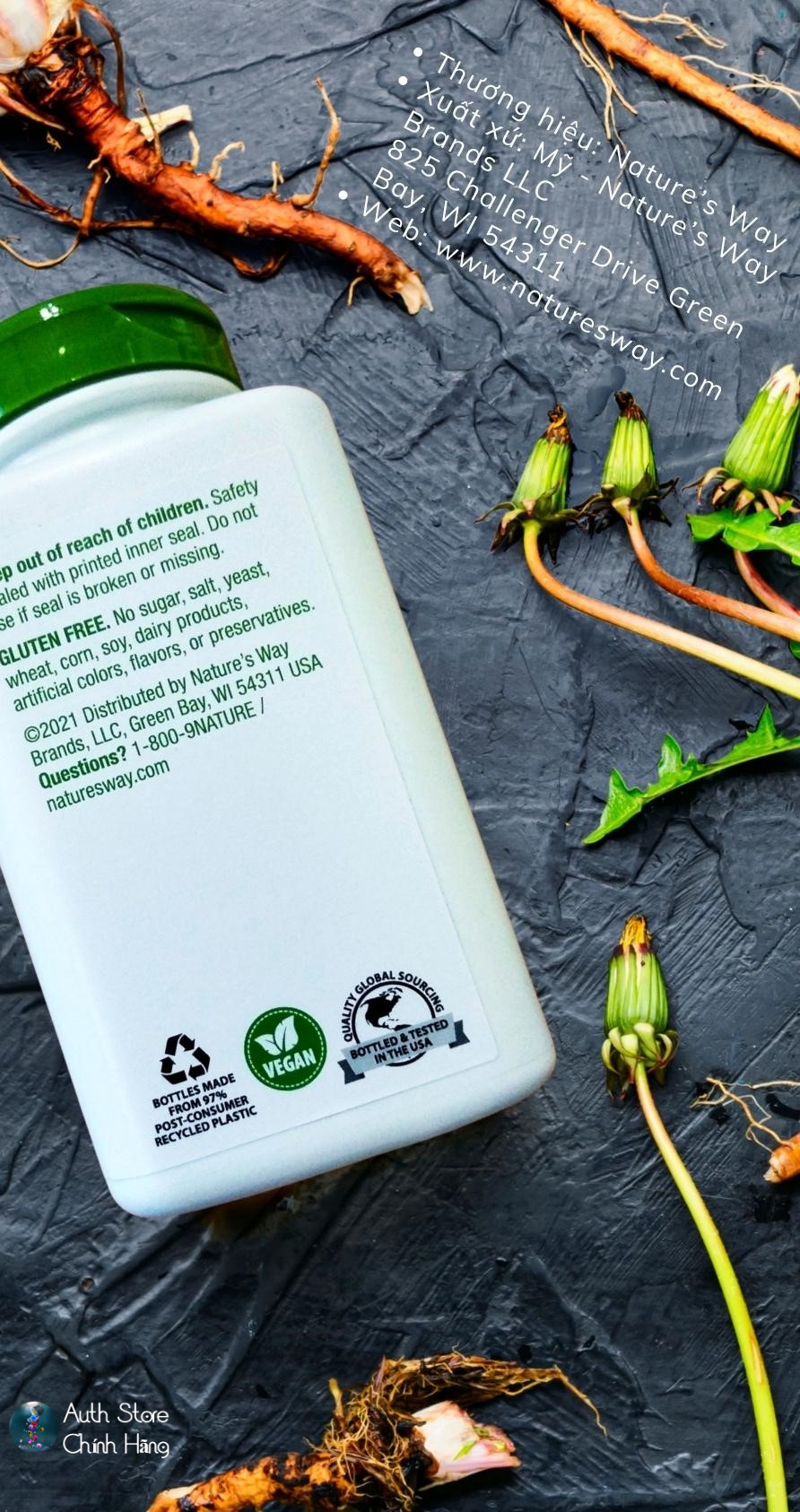 Rễ bồ công anh Dandelion Root Nature’s Way
