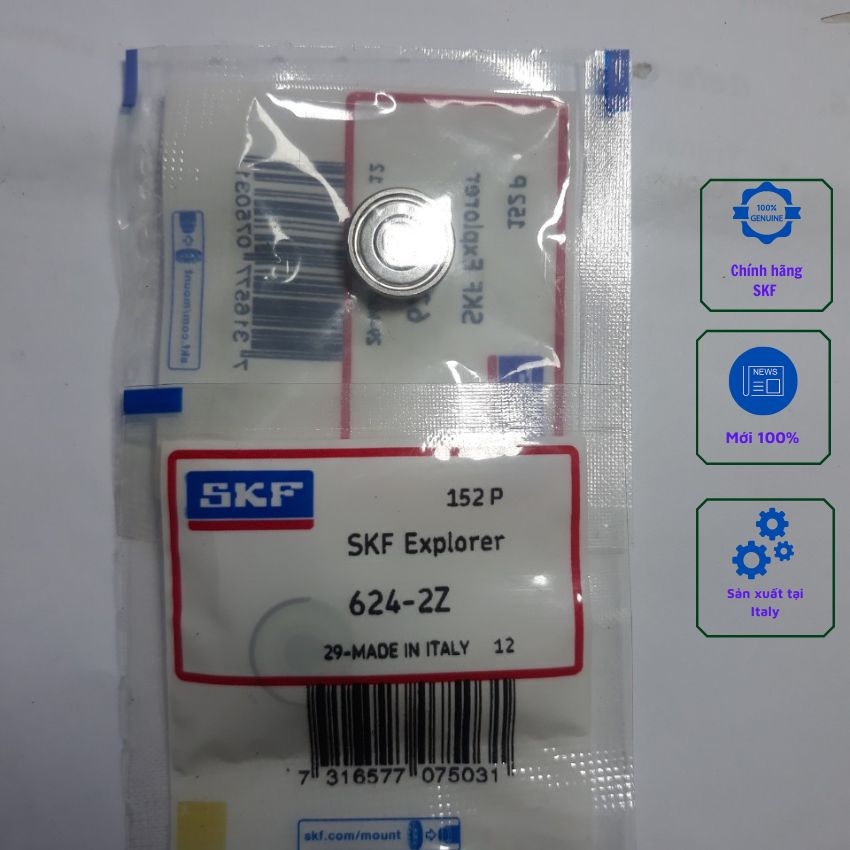 Vòng bi, bạc đạn  SKF 624-2Z