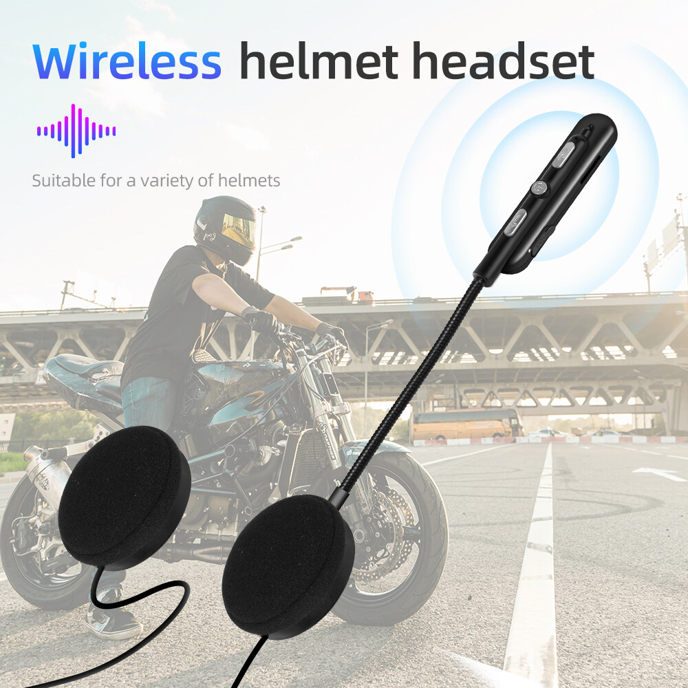 Tai Nghe Gắn Mũ Bảo Hiểm Xe Máy Tai Nghe Âm Thanh Nổi Không Dây Bluetooth 5.0 Cho Xe Máy Loa Hỗ Trợ Tự Động Trả Lời Mic Gọi Rảnh Tay