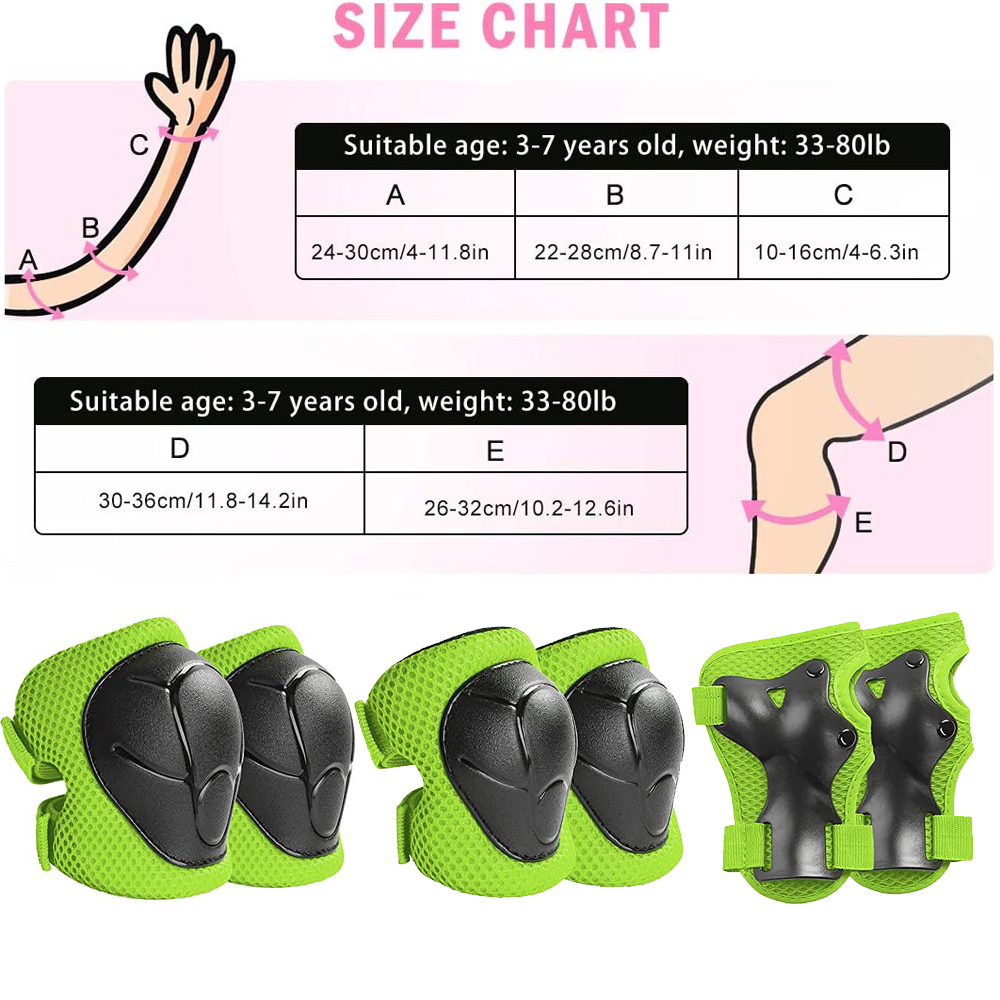 NEW%20%E3%80%90Special%20offer%E3%80%91Knee%20and%20Elbow%20Pads%20Wrist%20Guards%203%20in%201%20Kids%20Protective%20Gear%20Set%20for%20BMX%20Inline%20Roller%20Skating%20Bike%20Rollerblading%20Riding%20Sports%20-%20Image%204