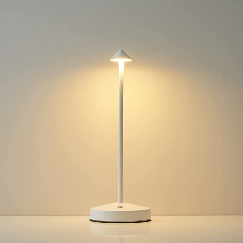 Led Table Lamp Rechargeable Cordless Touch Sensor Romantic Desk Lamp Night Light For Bedroom Restaurant