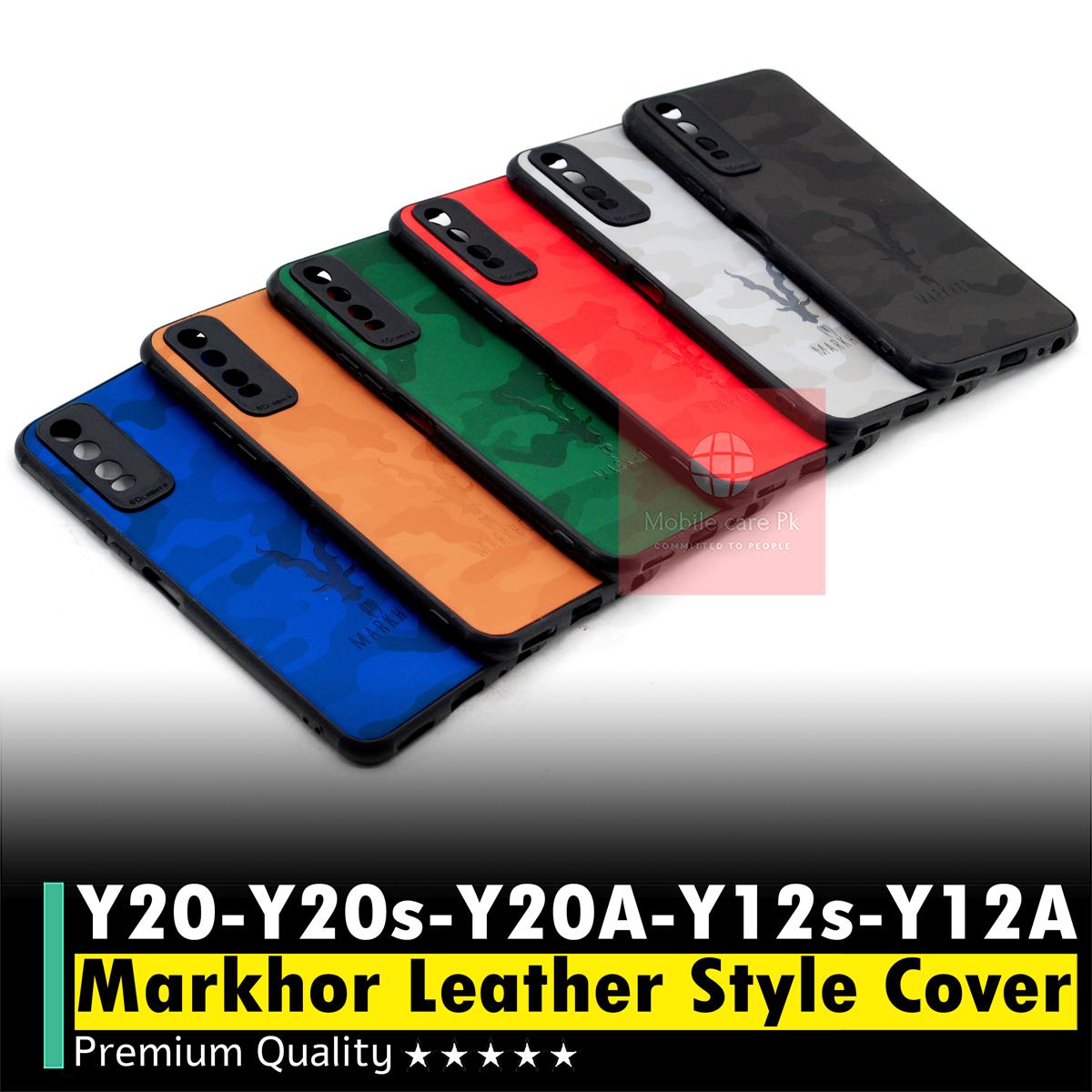 Y20 Y12s Vivo Y20 Open Back Cover Vivo Y12s Back Cover Leather