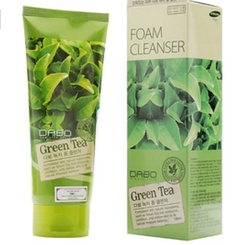 Sữa Rửa Mặt Dabo Trà Xanh, Dabo Green Tea 180Ml Hàn Quốc