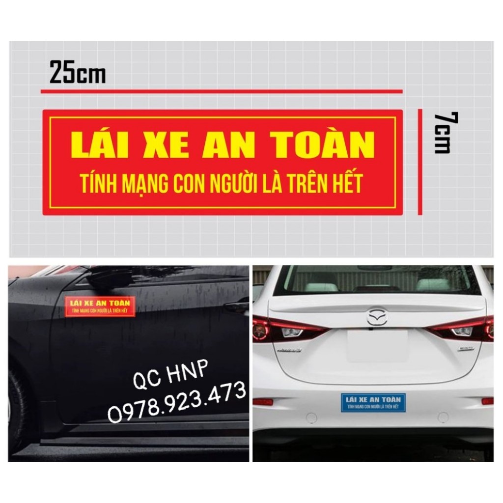 Decal dán Xe Oto, Xe Khách, Xe Tải